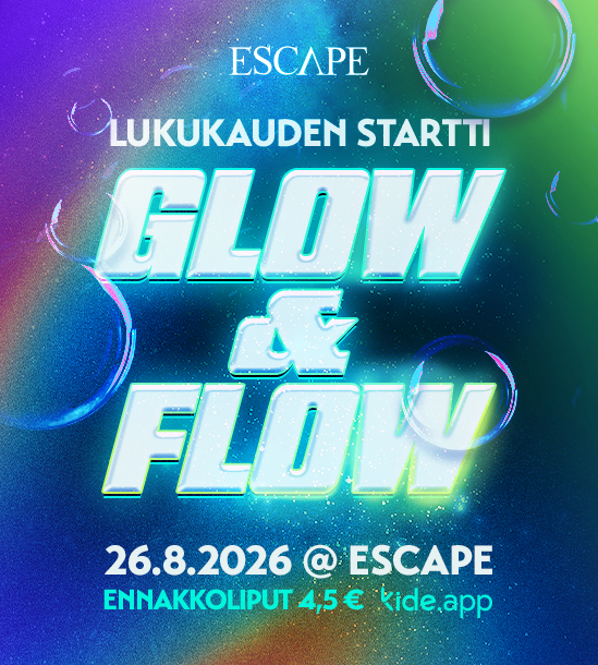 GLOW & FLOW -bileet // GLOW & FLOW party